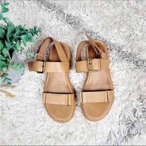 Madewell tan leather sandals